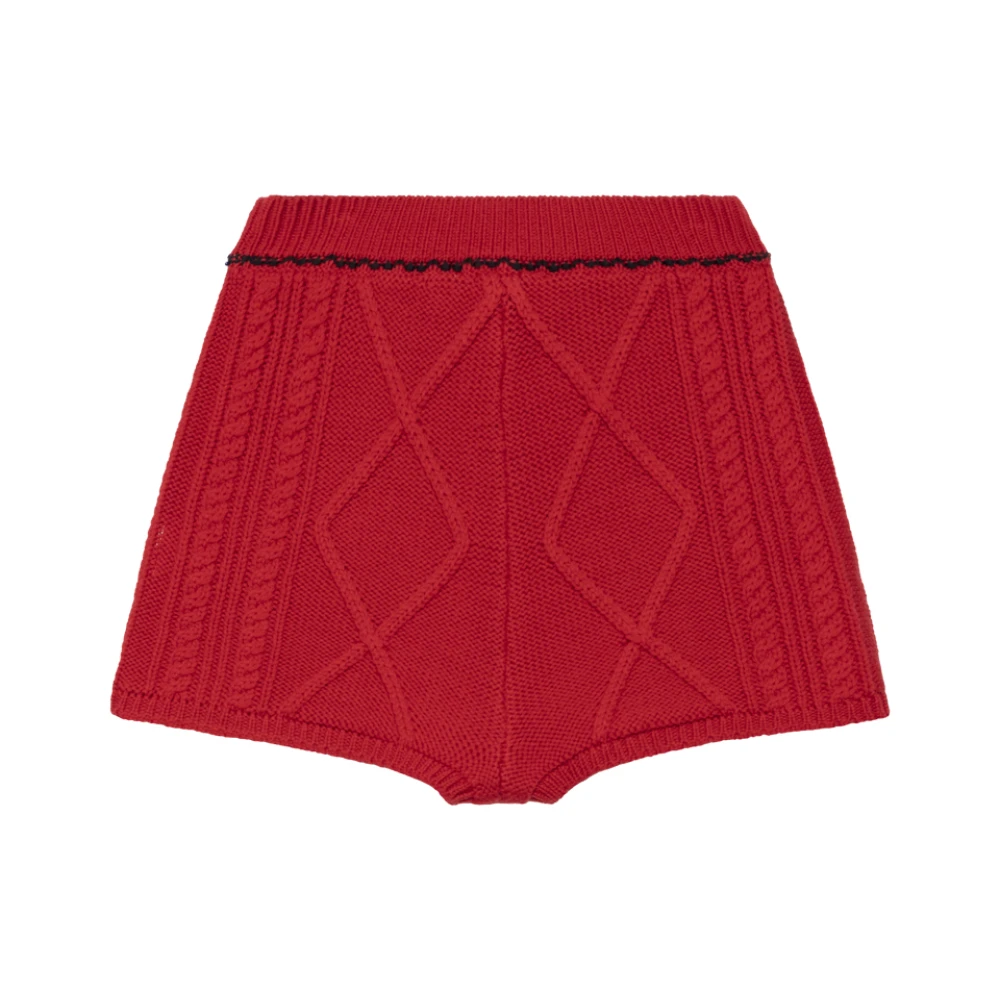 Cable Knit Mini Shorts, Moderne Stil