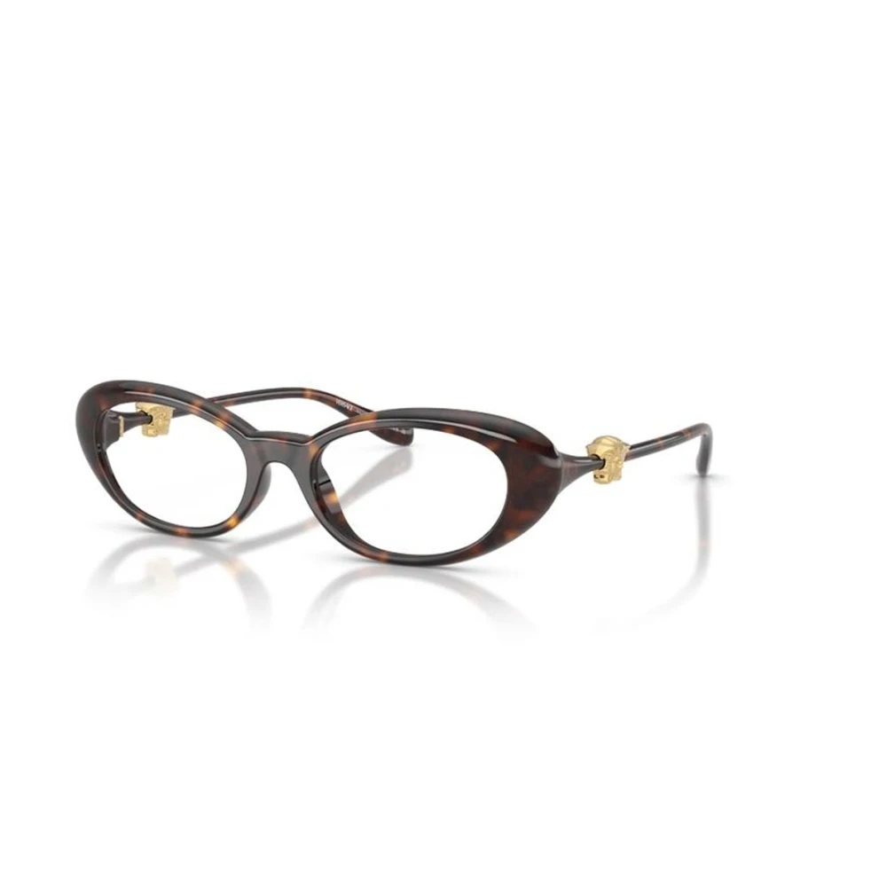Versace Women's Brown Oval Optical Frame