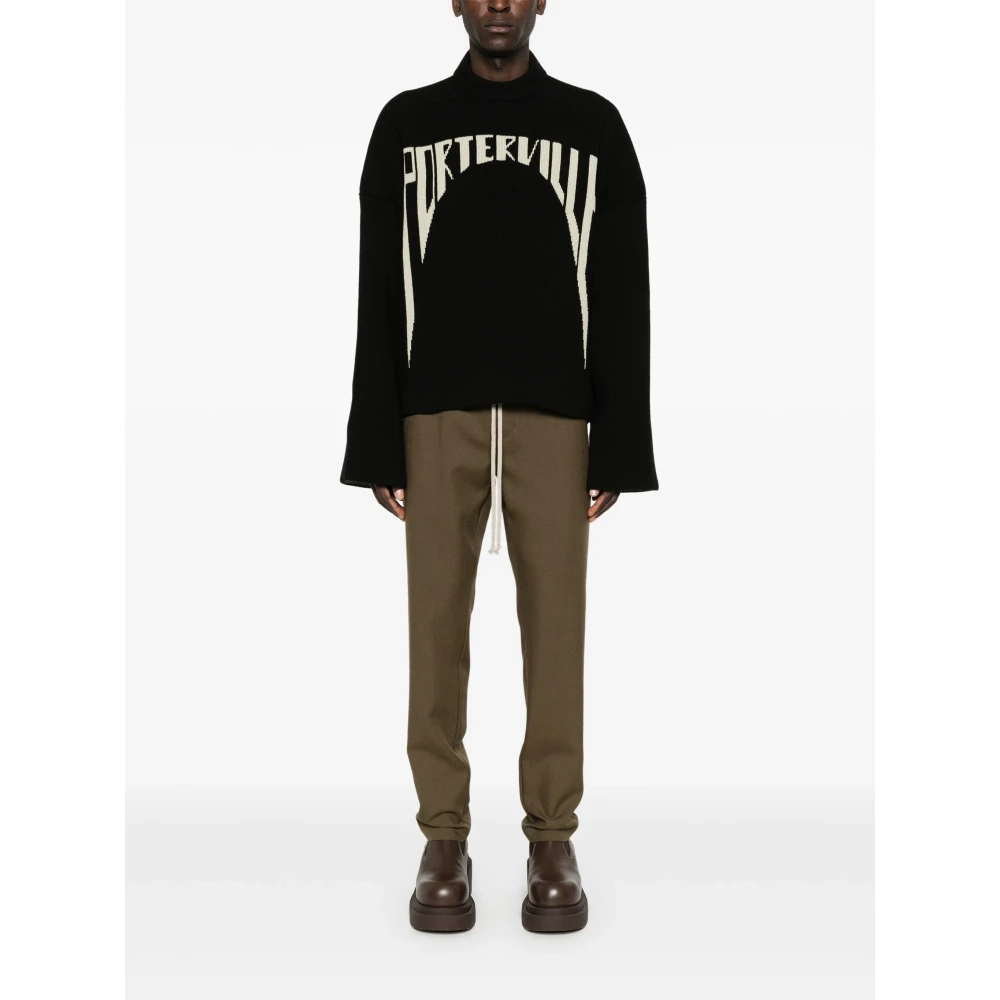 Rick Owens Porterville Jumbo Trui Black Heren