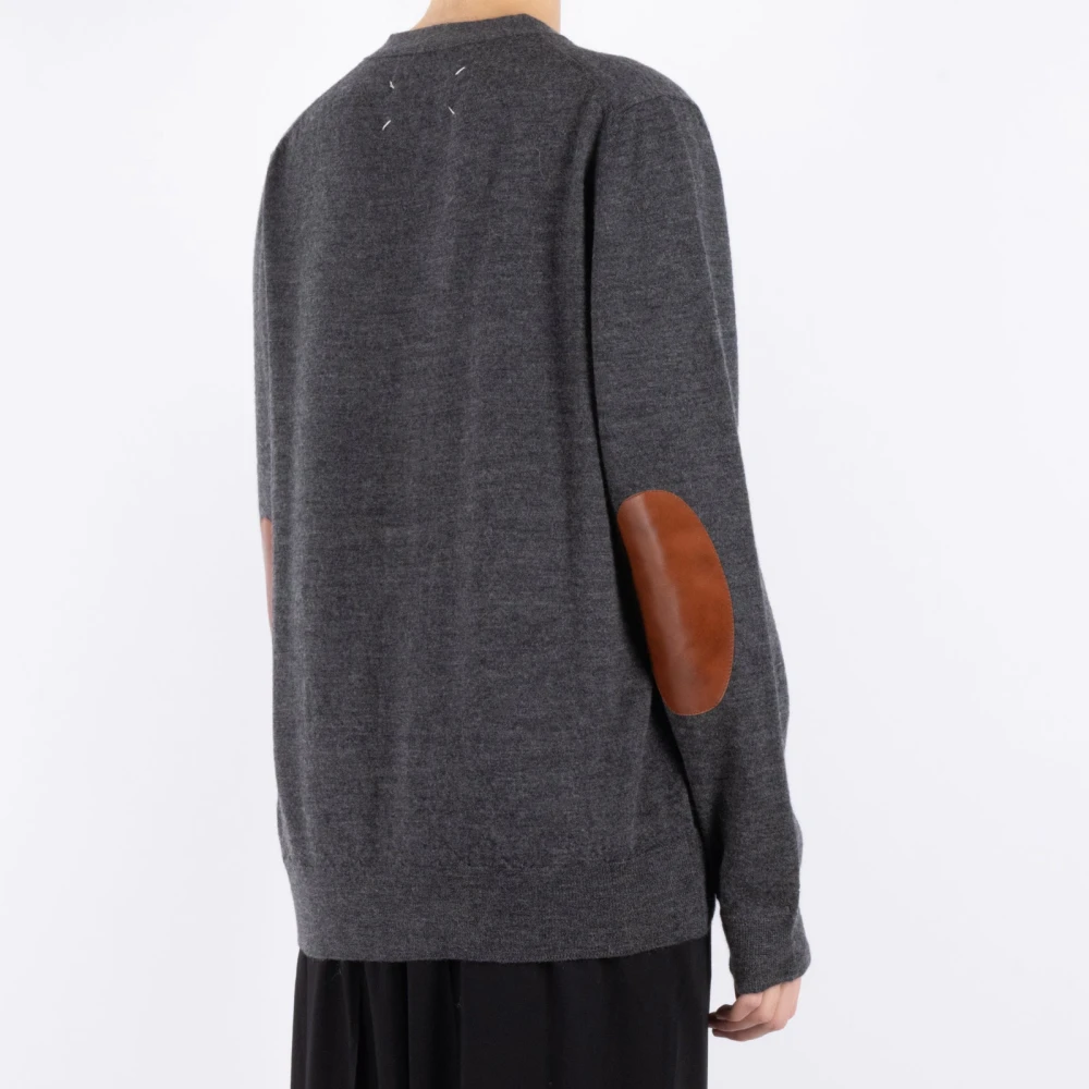 Maison Margiela Grijze Wollen Vest Gray Dames