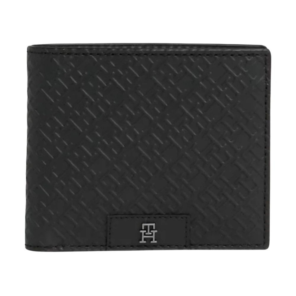 Tommy Hilfiger Monogram Extra CC en Munt Portemonnee Black Heren