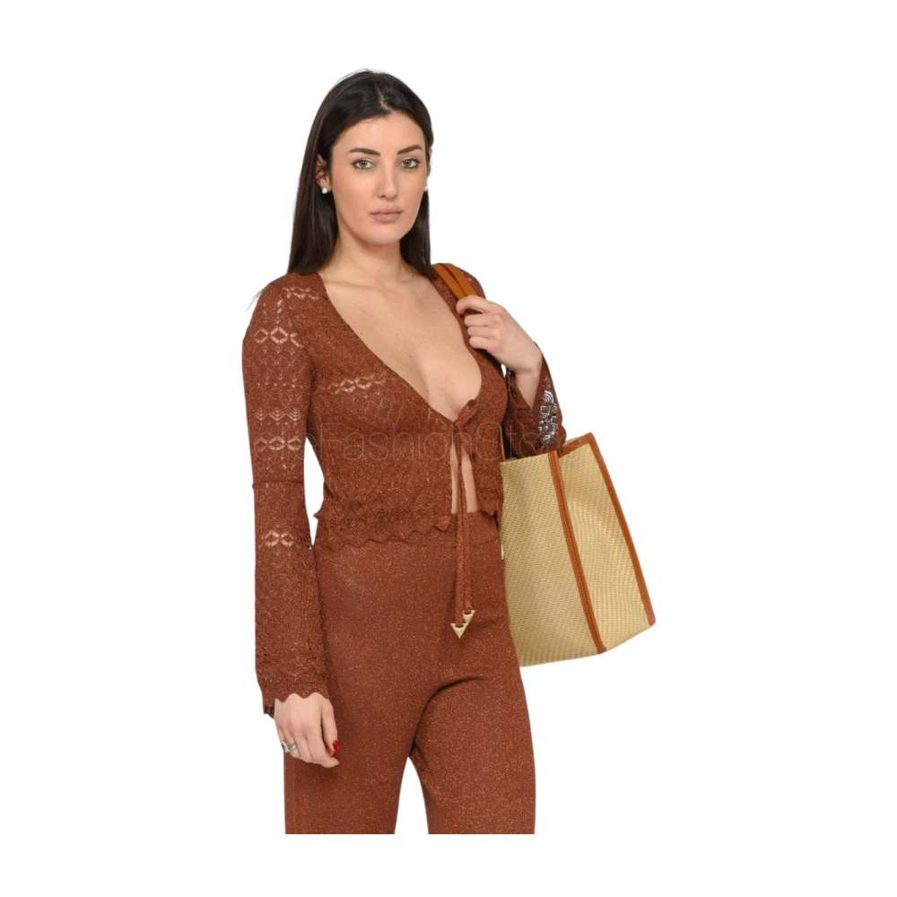 Akep Kant Punt Cover-Up Jas Brown Dames