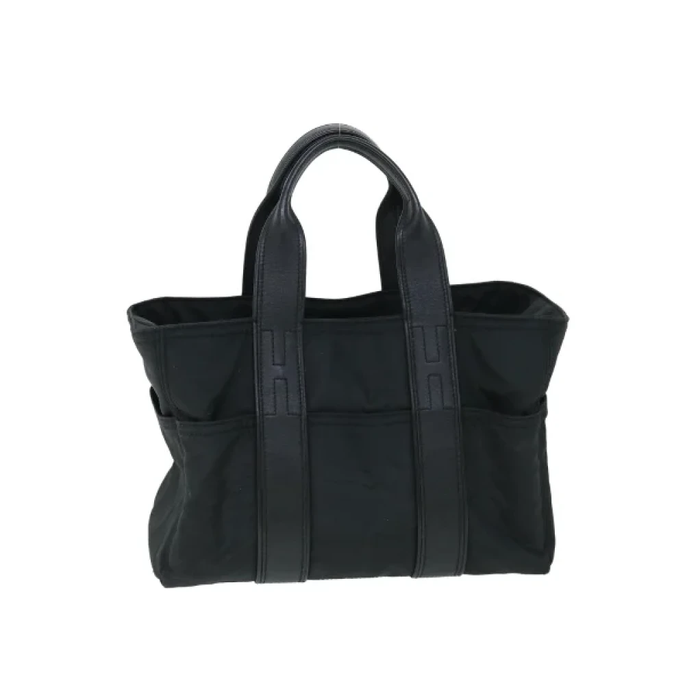 Hermès Vintage Pre-owned Nylon handbags Black Dames