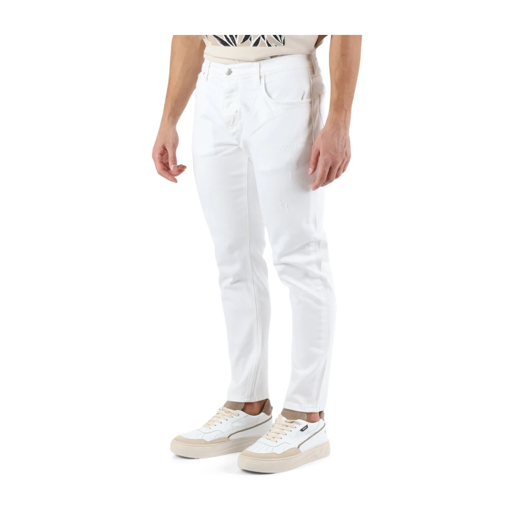 Antony Morato Slim Enkel Lengte Jeans met 5 Zakken White Heren