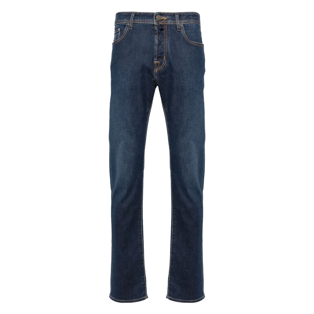 Jacob Cohën Slim-fit Blended Cotton Jeans Blue Heren