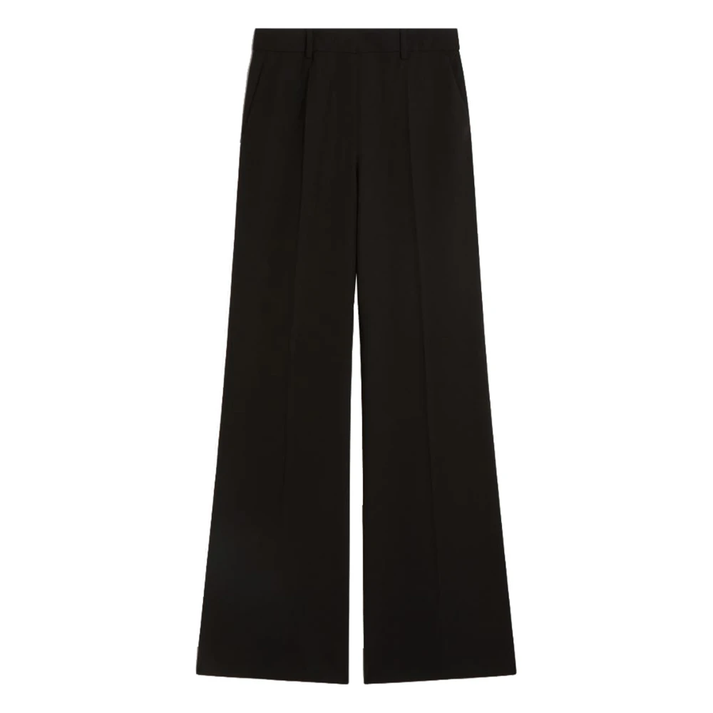 SPORTMAX Wijde Oxalis Broek voor Vrouwen Black Dames