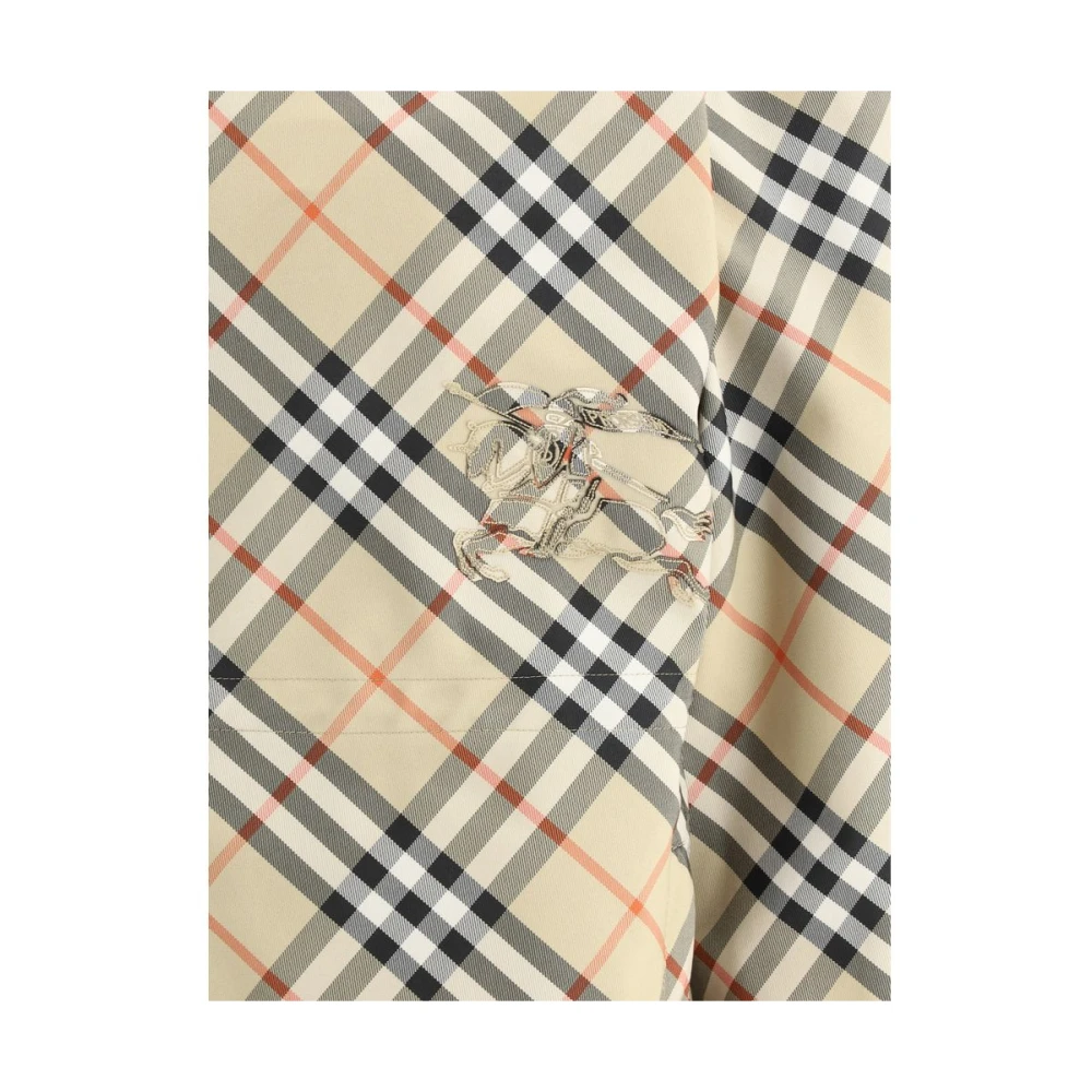 Burberry Hoge Kraag Hoodie met Rits Multicolor Dames