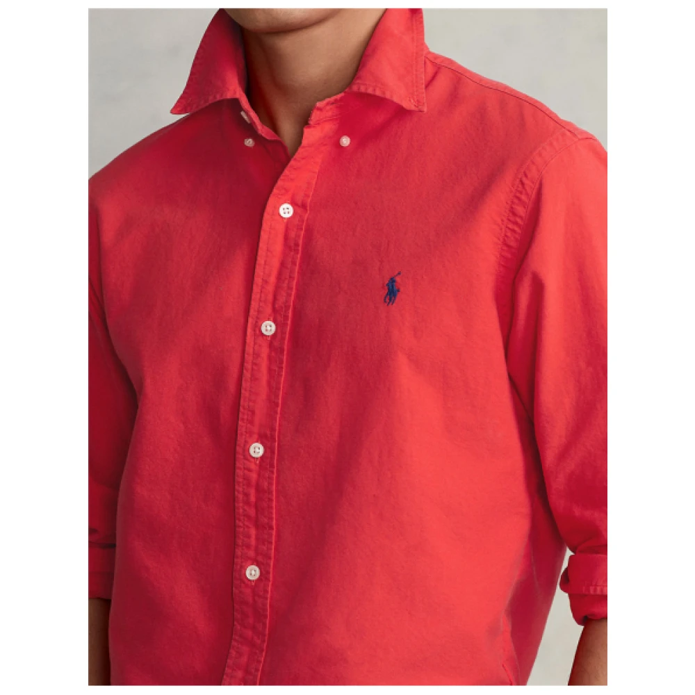 Polo Ralph Lauren Casual Shirts Red Heren