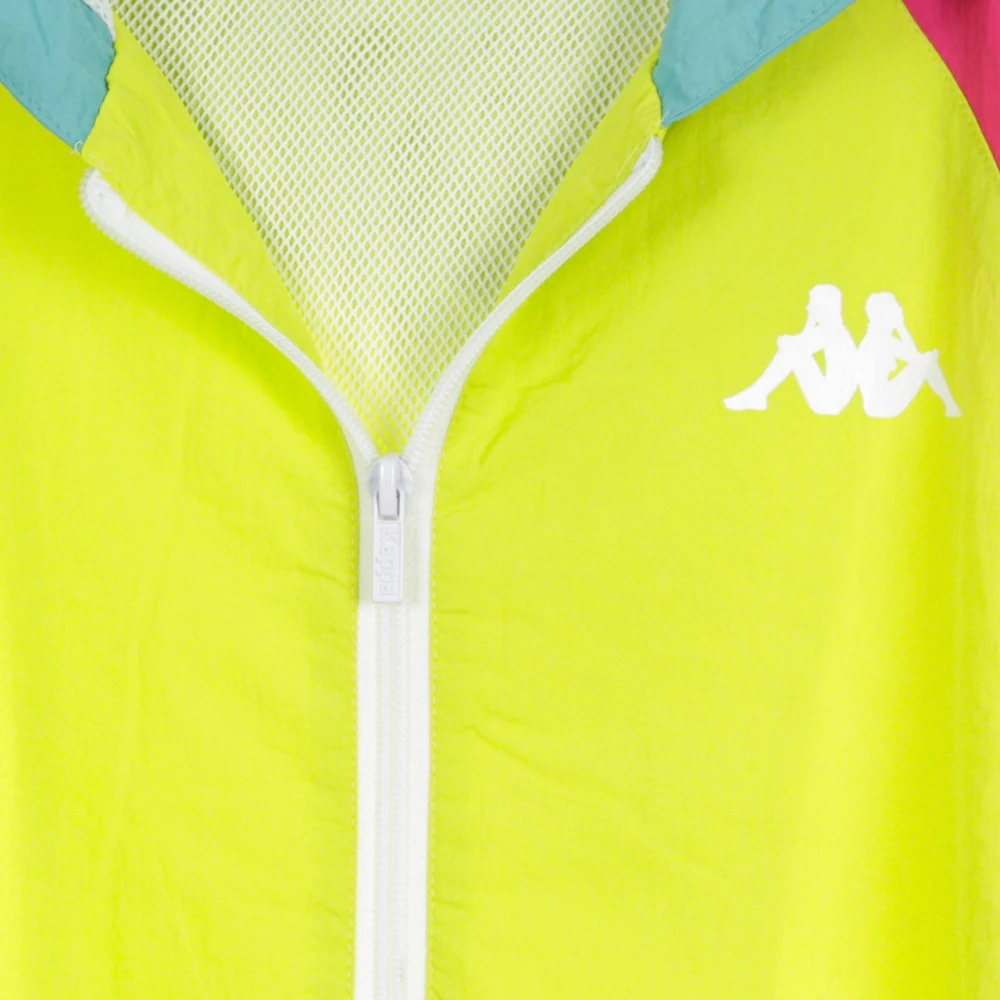 Kappa Windjack Lime Groen Fuchsia Jas Green Heren