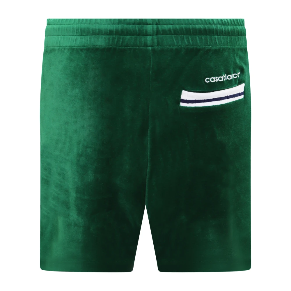 Casablanca Velours Shorts voor heren Green Heren