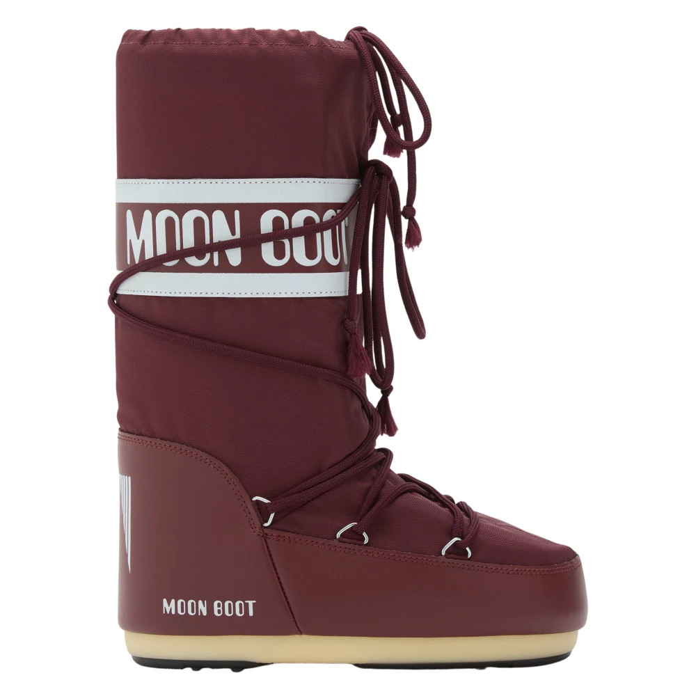 Moon Boot Unisex Kids Red Kids Boots, 27 Eu, Icon Boots