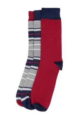 Tartan Strumpor Presentask Bordeaux Multifärgad