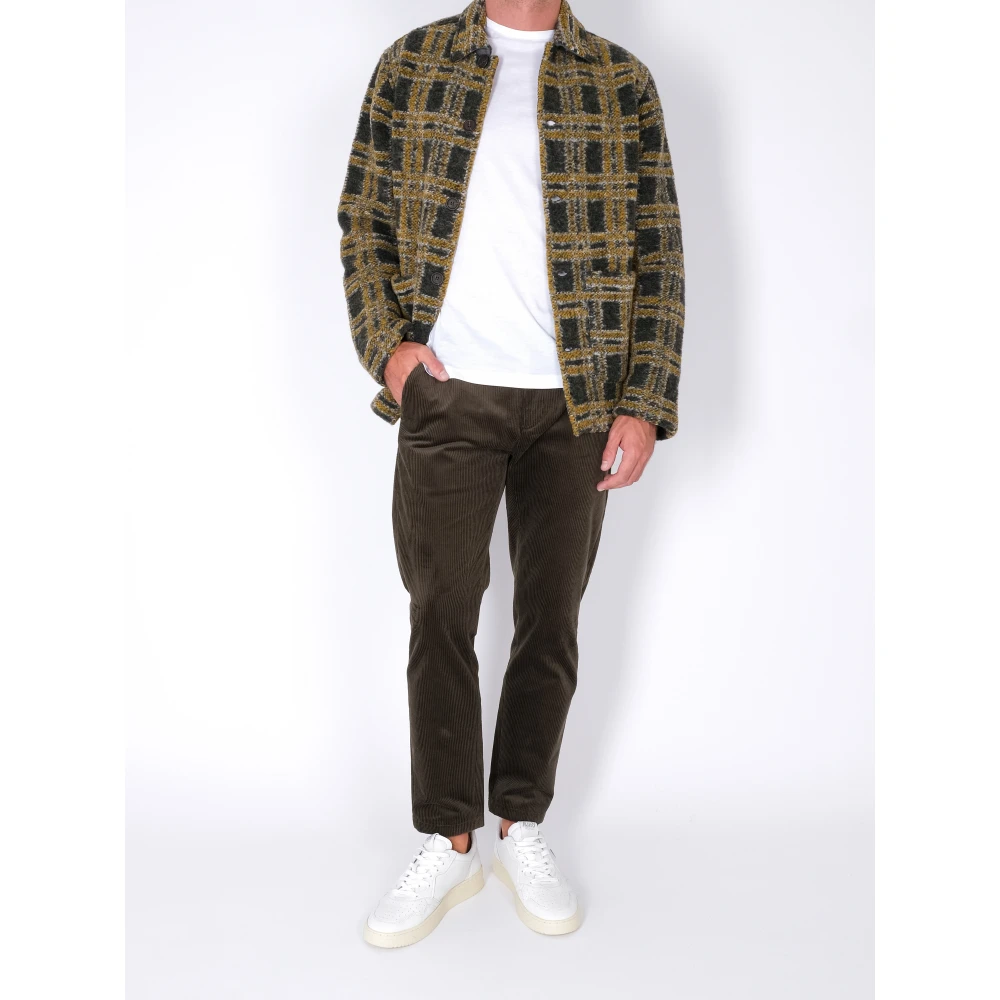 Department Five Luxe Corduroy Broek Green Heren