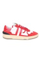 baskets-en-cuir-rouge-et-blanc