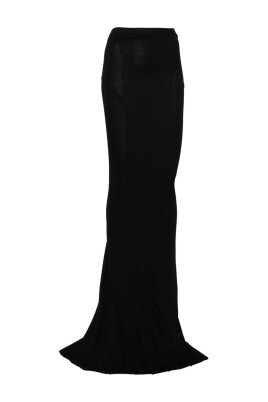 black-elasticated-waistband-floor-length-skirt