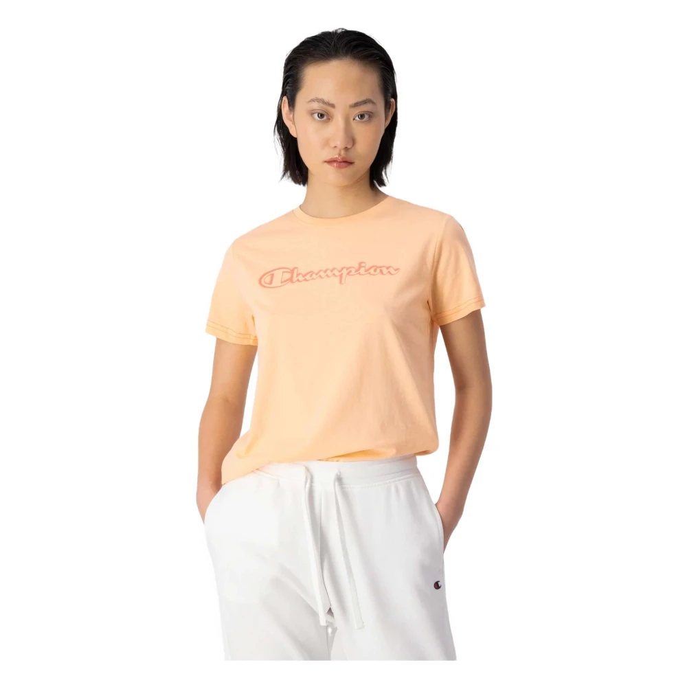 Champion T-shirt Orange Dames