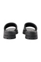 black-leather-slip-on-sandals