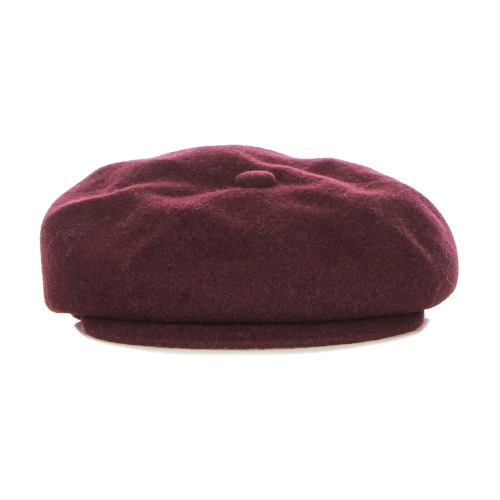 Kangol Wol Spitfire Wijn Flat Cap Red Heren