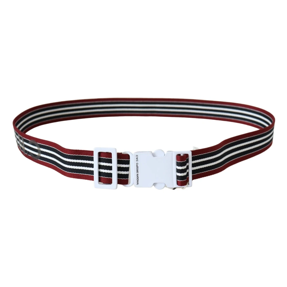 Costume National Gestreepte Canvas Taille Riem Multicolor Dames