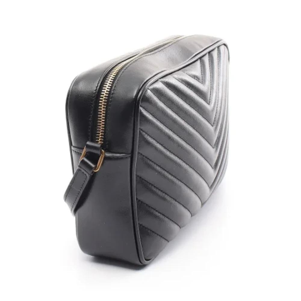 Yves Saint Laurent Vintage Pre-owned Leather shoulder-bags Black Dames