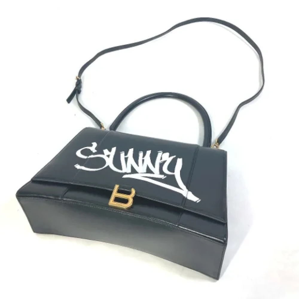 Balenciaga Vintage Pre-owned Leather balenciaga-bags Black Dames