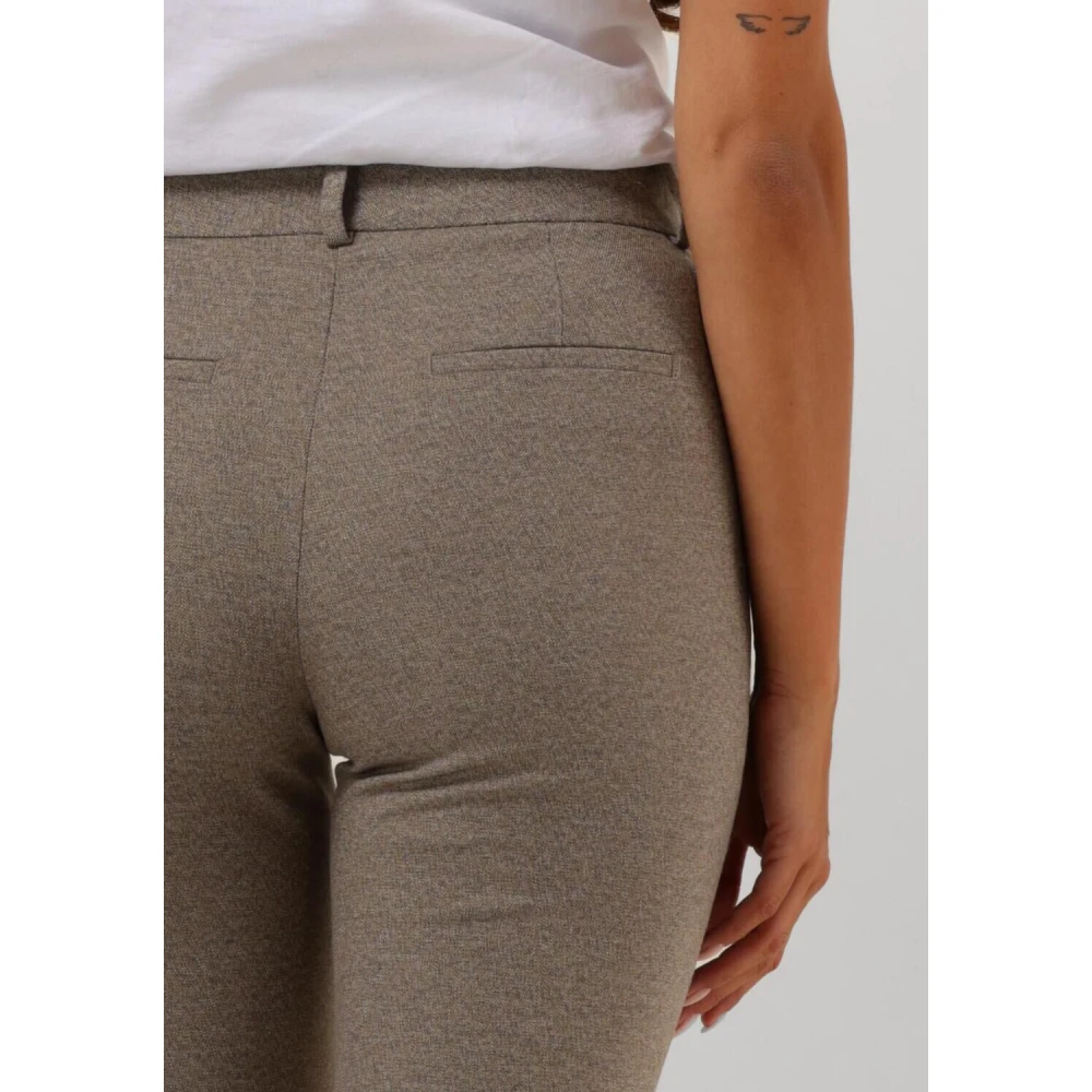 Fiveunits Bruine Wijde Broek Clara Brown Dames