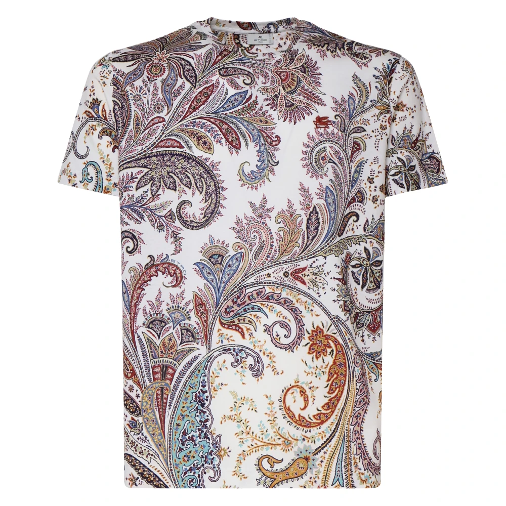 ETRO Gestreept Katoenen T-shirt Multicolor Korte Mouwen Multicolor Heren
