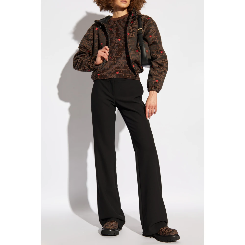Moschino Capuchonjas Brown Dames