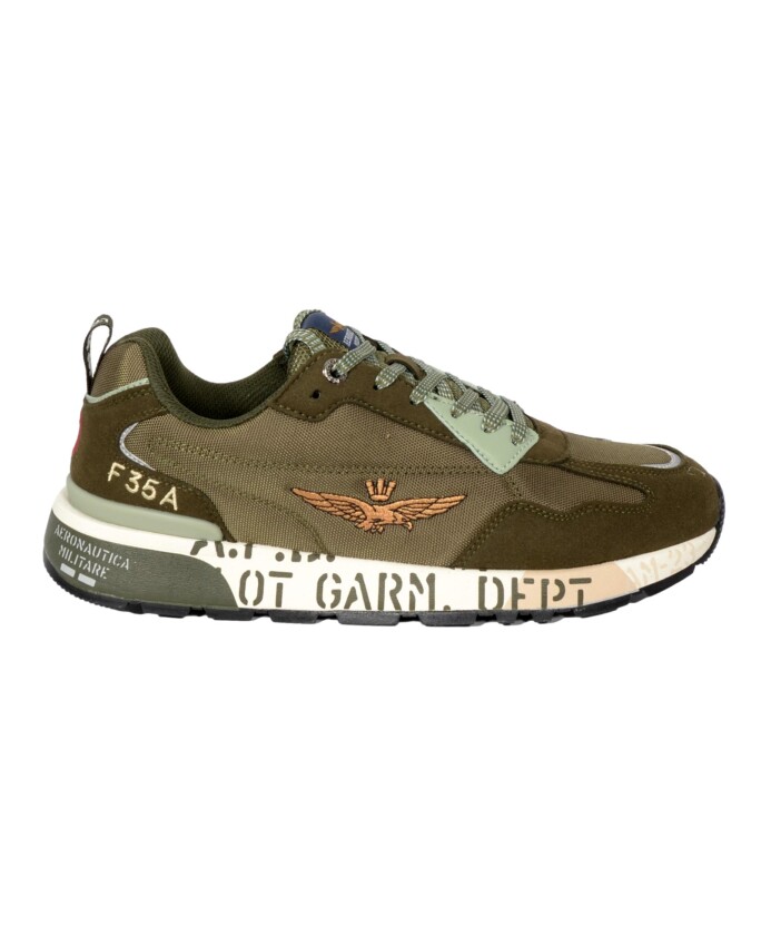 militair-groene-hardloopschoenen-sc276