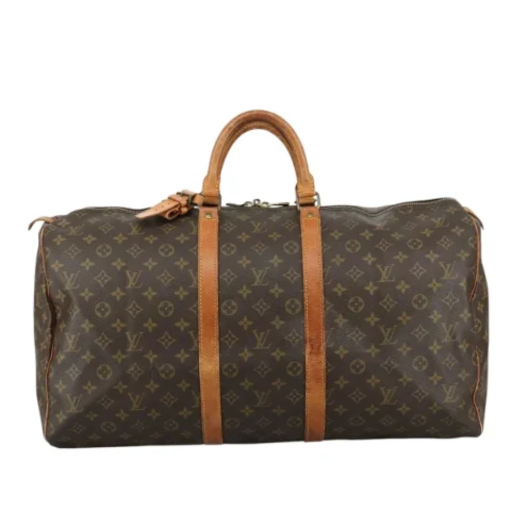 Louis Vuitton Vintage Pre-owned Canvas travel-bags Brown Dames