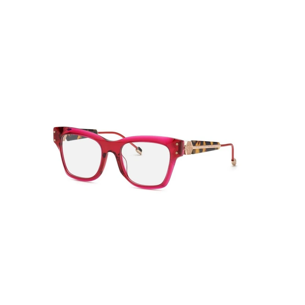 Gennemsigtige Røde Briller Stilfulde Trendy