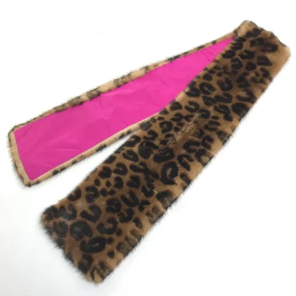 Louis Vuitton Vintage Pre-owned Fabric scarves Brown Dames
