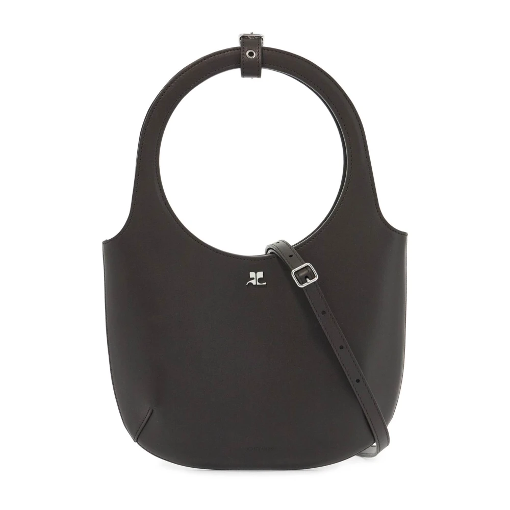 Courrèges Heilige Kruis Leren Handtas Brown Dames