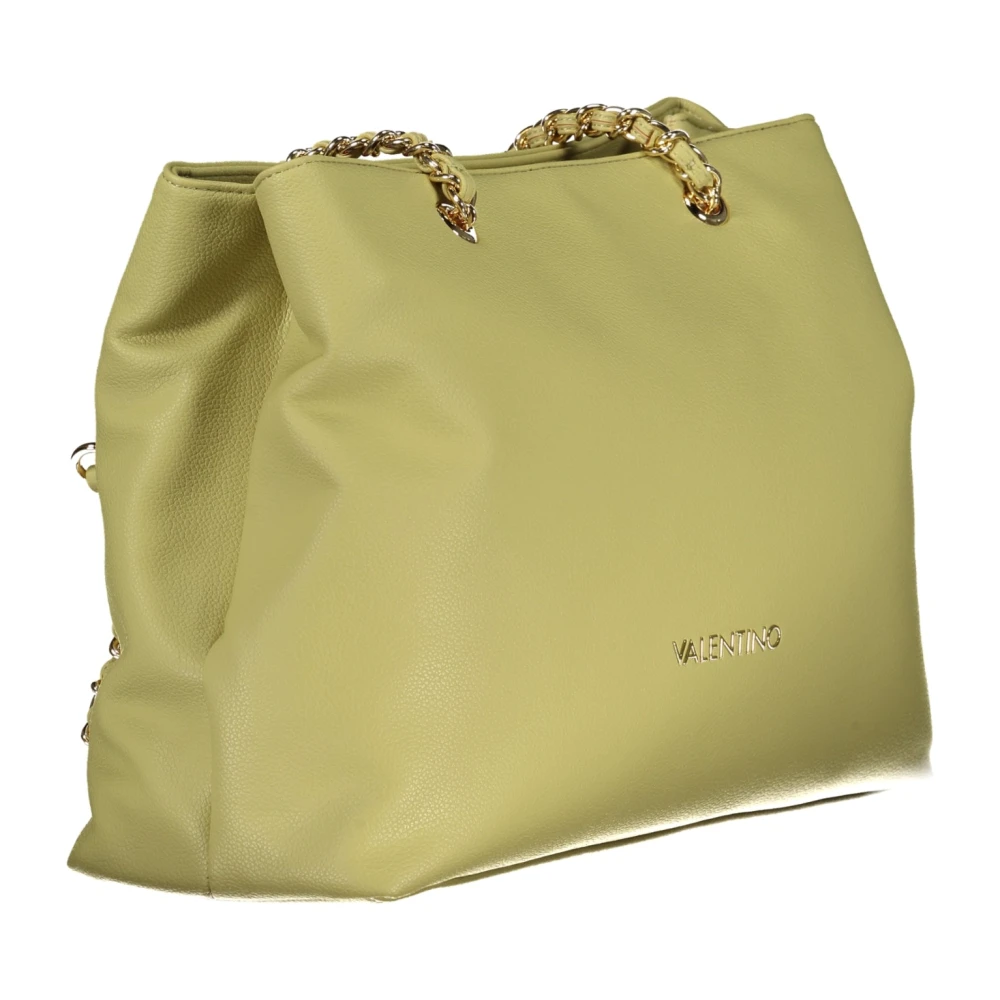 Valentino by Mario Valentino Groene Schoudertas met Ketting en Ritssluiting Green Dames