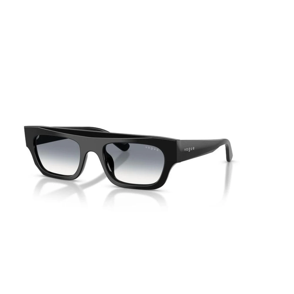 Vogue Eyewear Blue Woman Vo5694su W44/79 Sunglasses Acetate Black Squared Normal Nuanced - Image 5