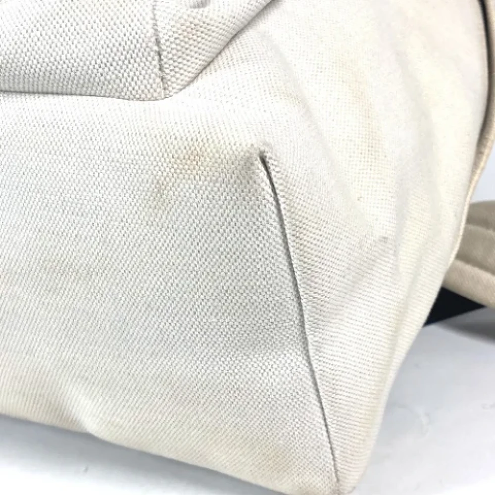 Balenciaga Vintage Pre-owned Canvas backpacks Beige Dames