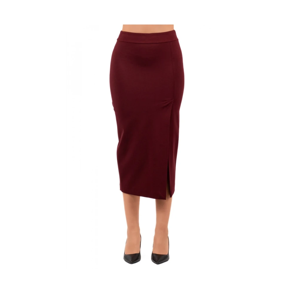 Hanita Stijlvolle Rok voor Vrouwen Red Dames