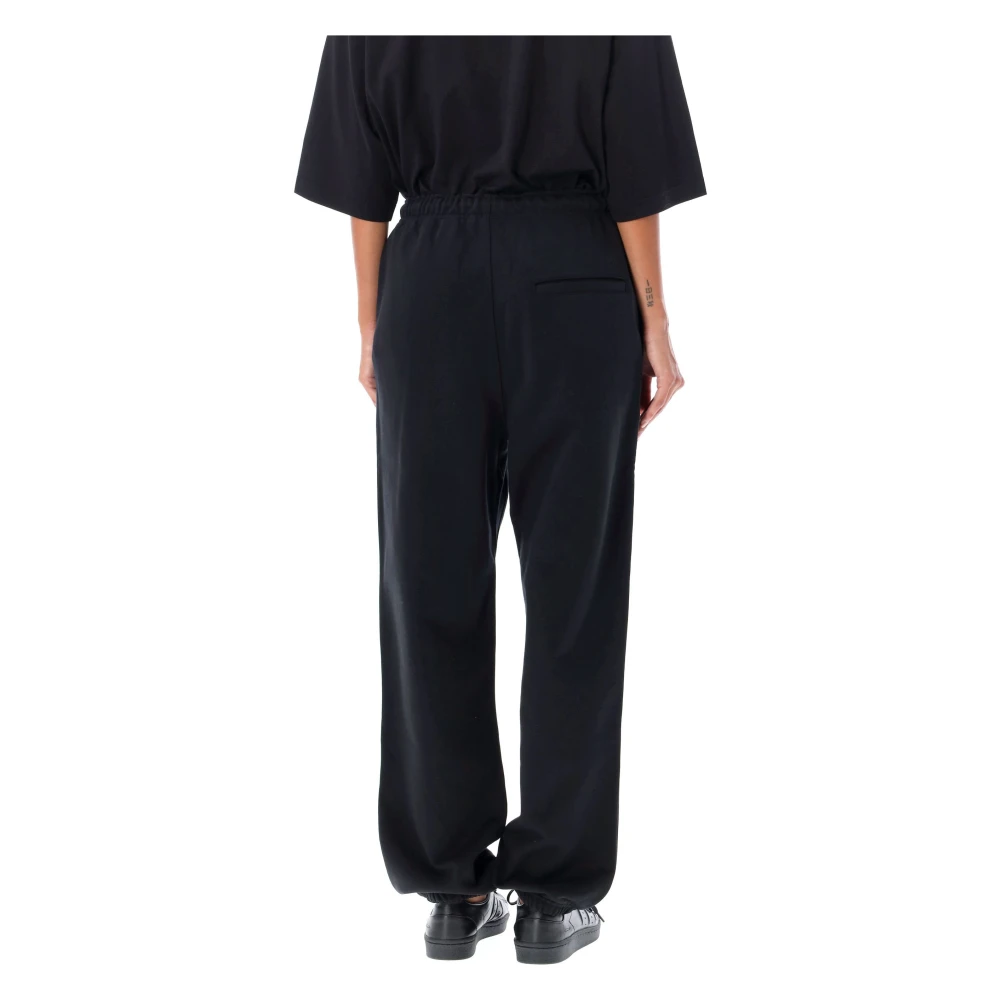 Y-3 Zwarte Joggingbroek Klassiek Logo Black Dames