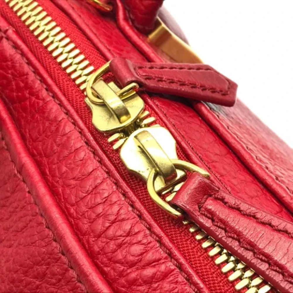 Fendi Vintage Pre-owned Leather fendi-bags Red Dames