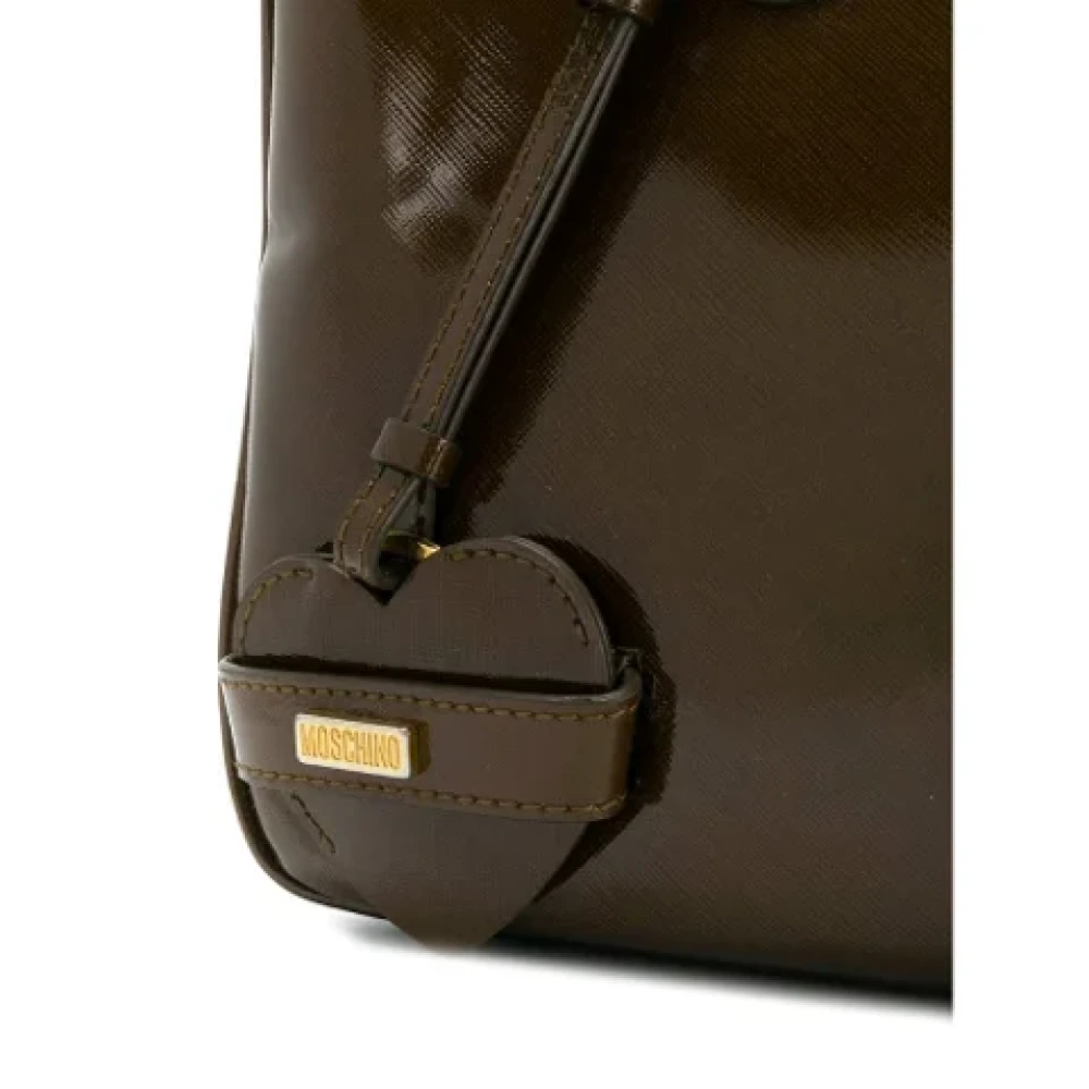 Moschino Pre-Owned Pre-owned Canvas shoulder-bags Brown Dames