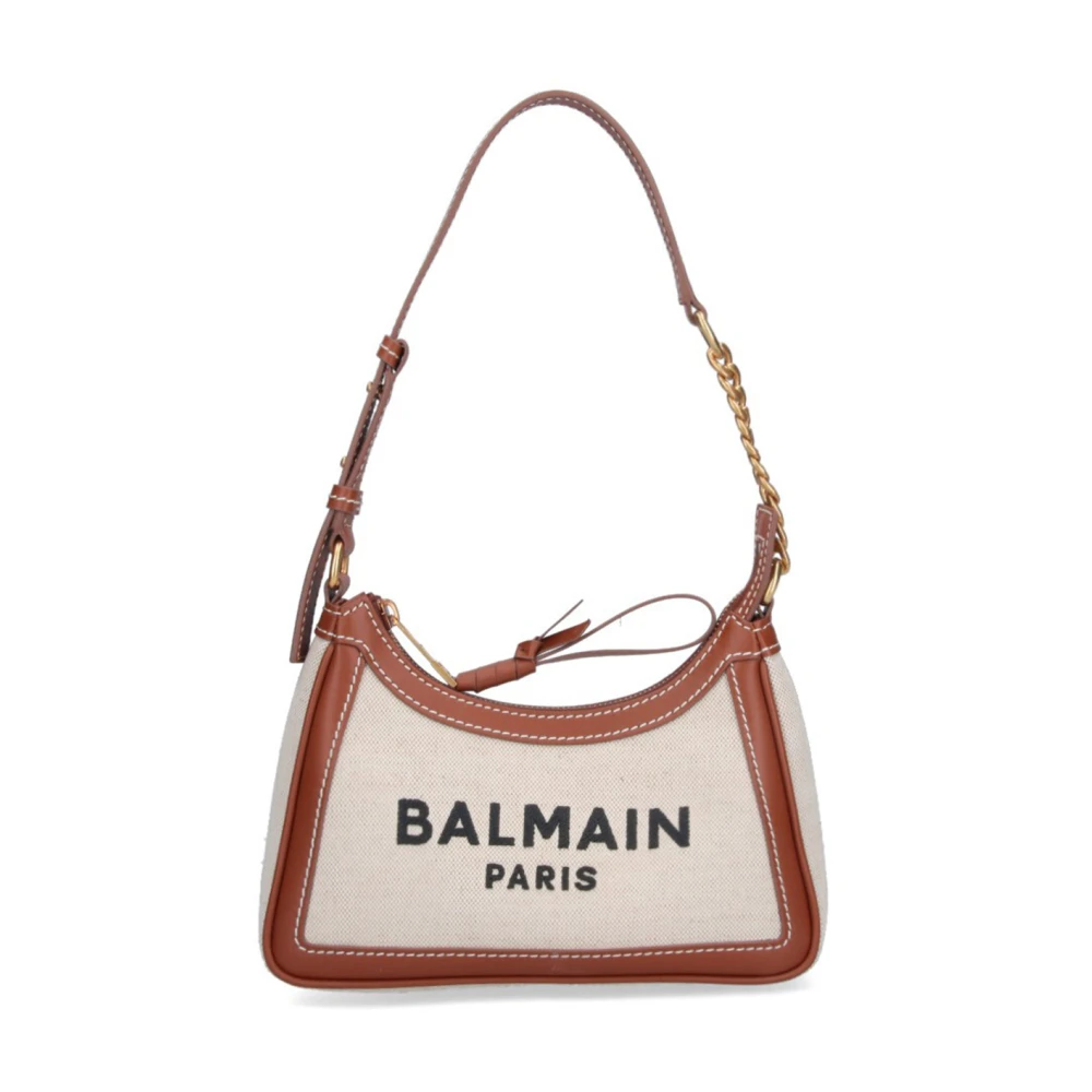 Balmain Stijlvolle Beige Crossbody Tas Beige Dames