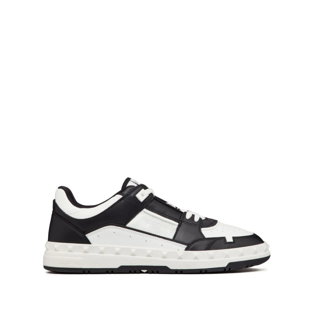 Valentino Garavani Black Sneakers, Male, 10 Uk, Freedots Low-Top Sneaker
