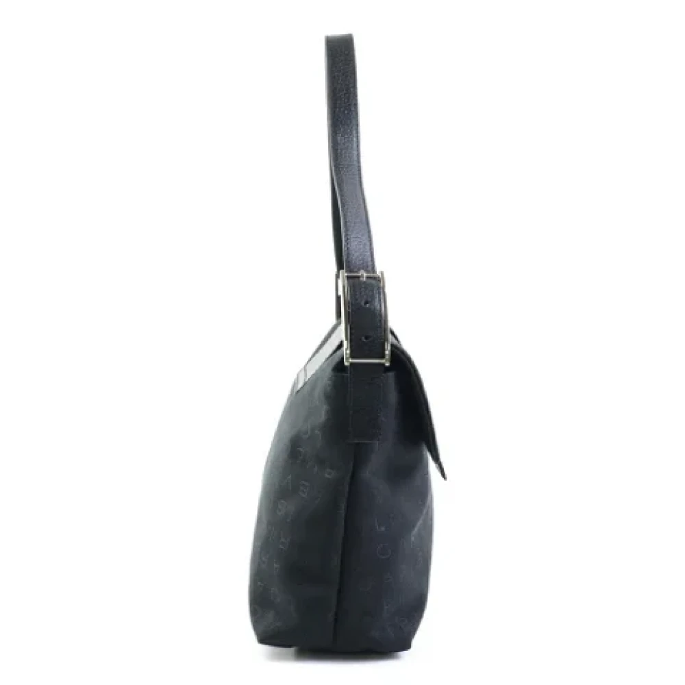 Bvlgari Vintage Pre-owned Fabric shoulder-bags Black Dames