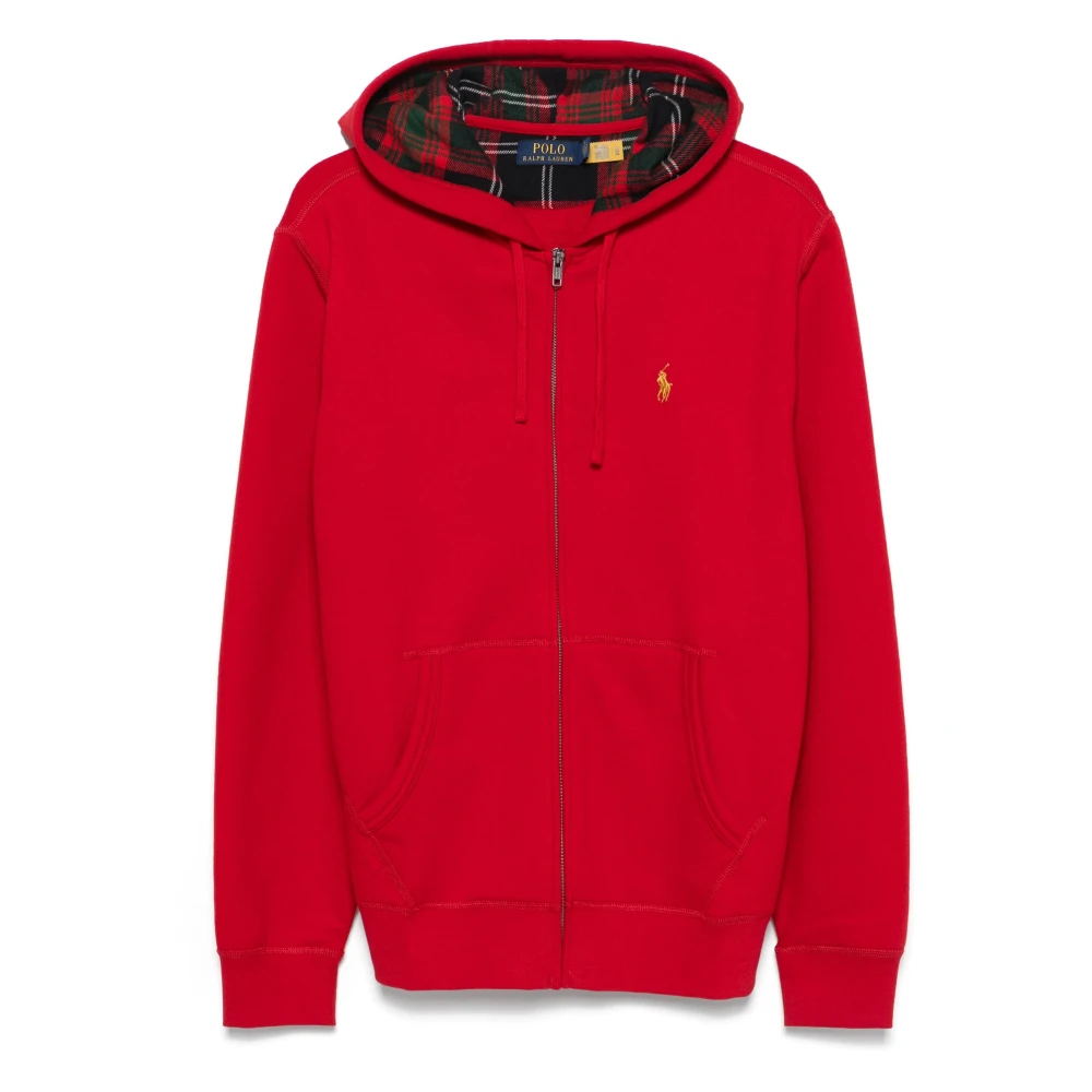 Polo Ralph Lauren Hoodie van katoenmix met ritssluiting Red Heren