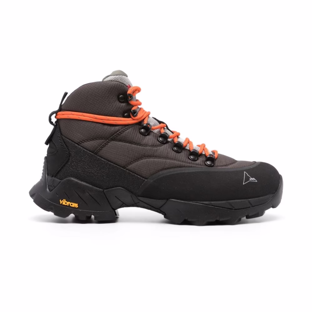 Braune Chunky-Sole Stiefel