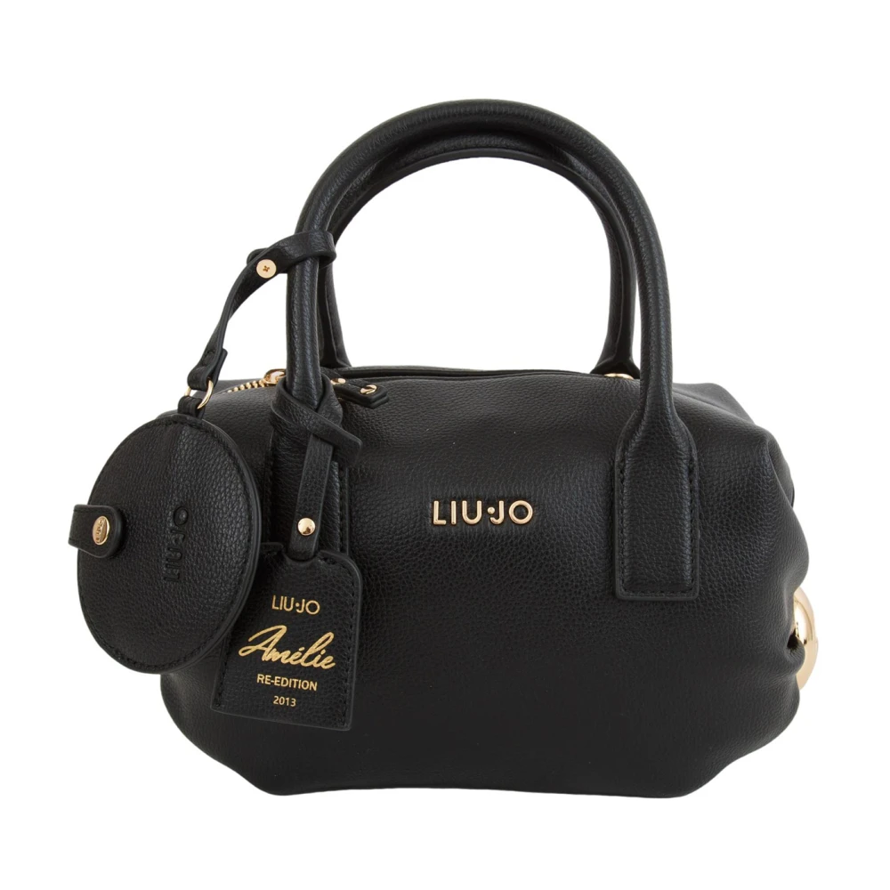 Liu Jo Vrouw Zwart Tassen Dames, One Size, Polyester, Boston Bag