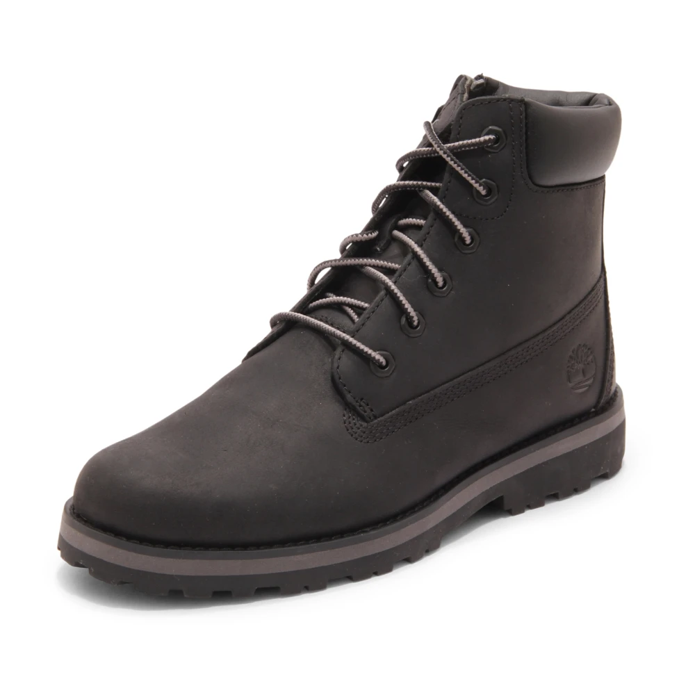 Timberland Black Courma 6-Inch Side Zip Boot - Male - Kids Boots - 38 Eu - Kids