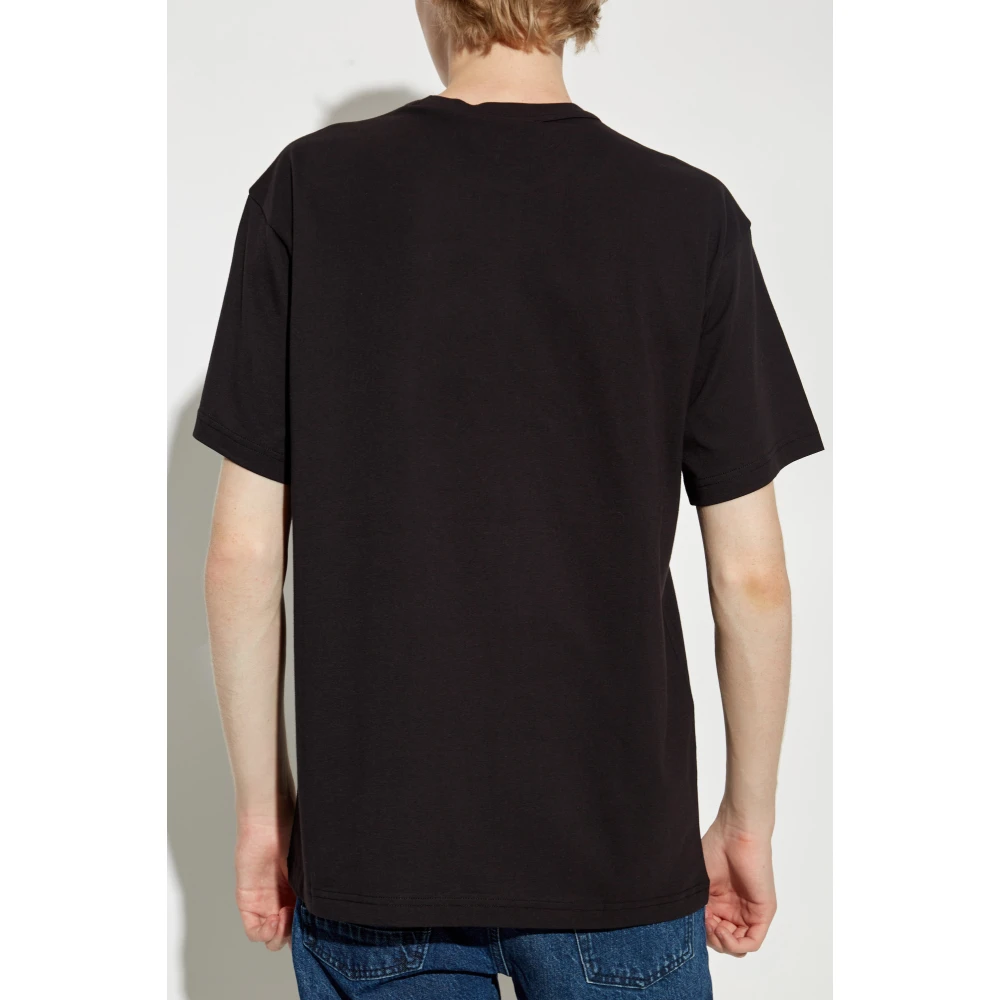 Versace Jeans Couture T-shirt met logo Black Heren
