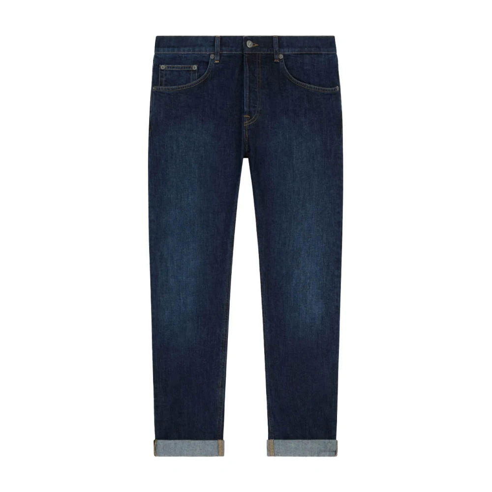 Dondup Blue Skinny Fit Low Waist Jeans - Male - Slim Fit Jeans - W40 - Jeans