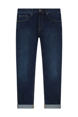Skinny Fit Låg Midja Blå Jeans